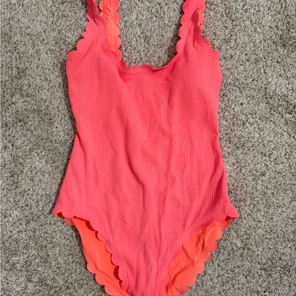 Aerie Vibrant Orange One-Piece Swimsuit